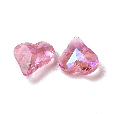 Crackle Moonlight Style Glass Rhinestone Cabochons RGLA-J017-A-IO-1