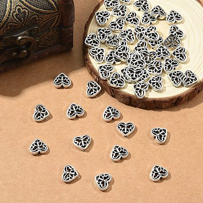 120Pcs Tibetan Style Alloy Beads FIND-YW0008-80-1