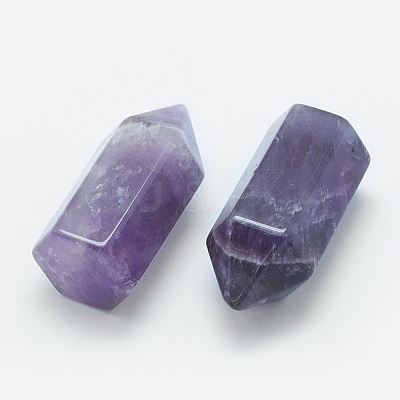 Natural Amethyst Pointed Beads G-G760-K06-1