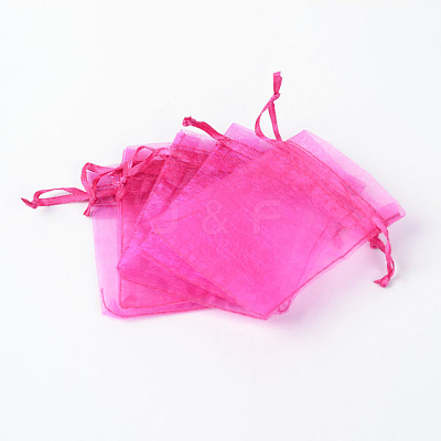 Organza Gift Bags with Drawstring OP-R016-7x9cm-07-1