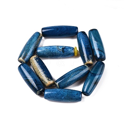 Natural Agate Dyed Beads Strands G-T138-230A-1