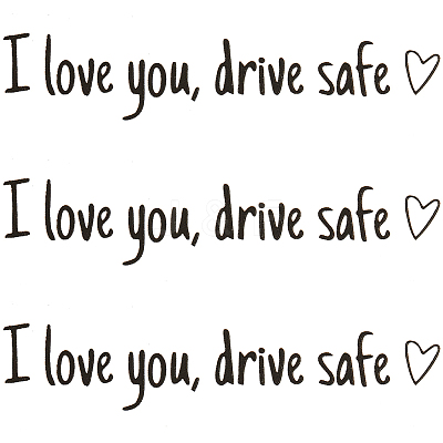 PVC Self Adhesive Car Stickers STIC-WH20004-01A-01-1