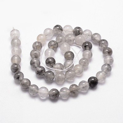 Natural Cloudy Quartz Beads Strands X-G-D840-69-8mm-1