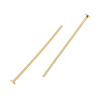 Brass Head Pins KK-CBA1A60-11A-G-1