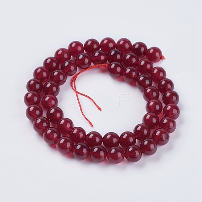 Natural Mixed Gemstone and Dyed Jade Beads Strands G-G151-8mm-M2-1