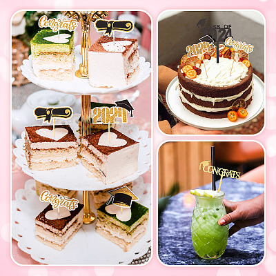 Acrylic Cake Toppers AJEW-TA0001-67-1