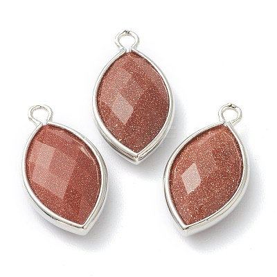 Synthetic Goldstone Pendants G-B009-01P-K-1