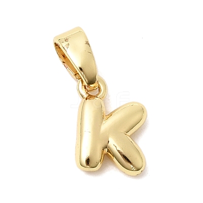 Brass Letter Charms KK-G554-22G-K-1