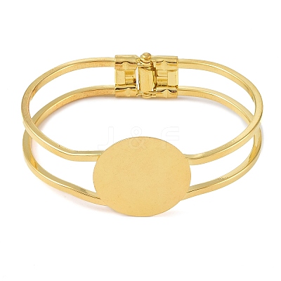 Brass Bangle Making BJEW-K156-01G-1