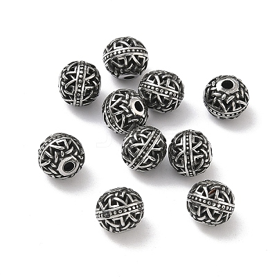 Retro 316 Surgical Stainless Steel Beads STAS-L307-17AS-07-1