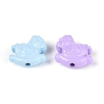 Baking Paint Alloy Beads PALLOY-T090-70-1