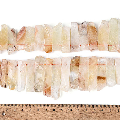 Natural Citrine Beads Strands G-R419-23-01-1