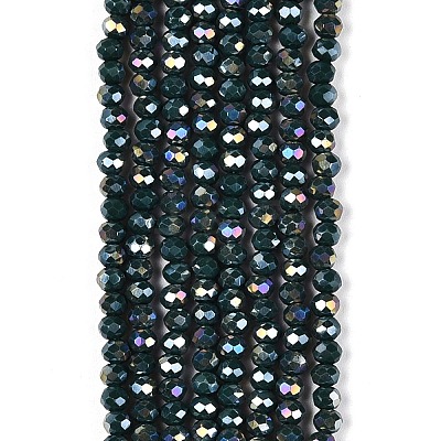Electroplate Glass Beads Strands EGLA-A044-P3mm-B12-1