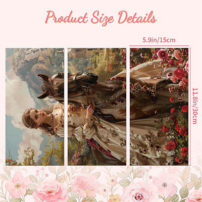 3 Sheets 3 Styles PVC Waterproof Decorative Stickers DIY-WH0404-116-1