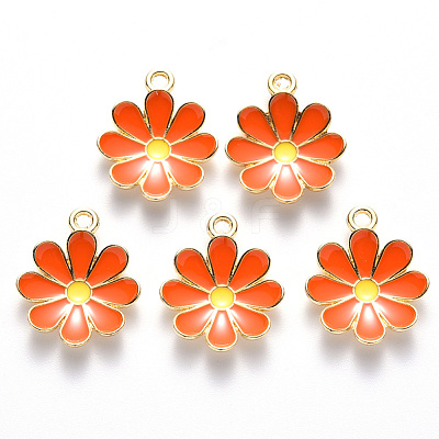 Alloy Enamel Pendants X-ENAM-S121-116F-1