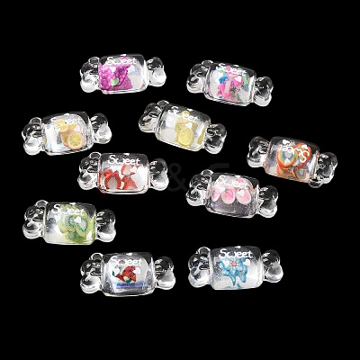 Transparent Resin Pendants CRES-Z003-01-1