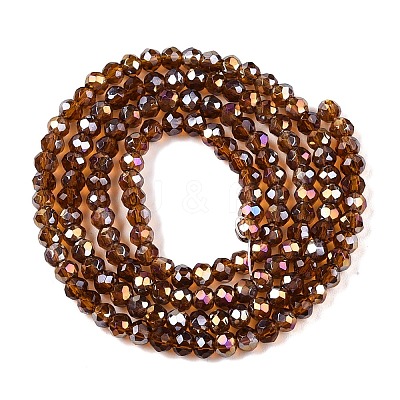 Electroplate Glass Beads Strands EGLA-A044-T2mm-B02-1