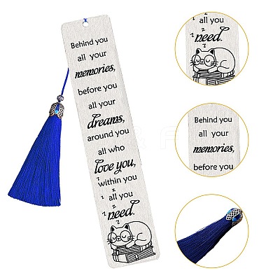 DIY Rectangle Bookmark Making Kits DIY-CP0006-84E-1
