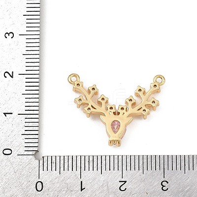 Brass Micro Pave Cubic Zirconia Pendants KK-F919-29G-1