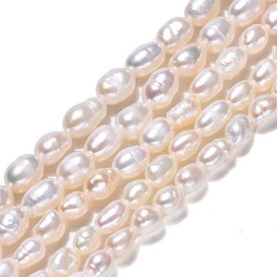 Natural Cultured Freshwater Pearl Beads Strands X1-PEAR-N012-03D-1