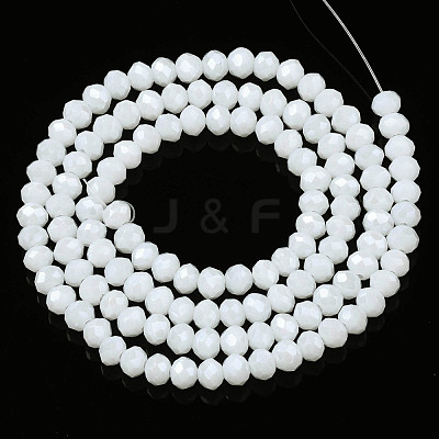 Electroplate Glass Beads Strands EGLA-A034-P10mm-A21-1
