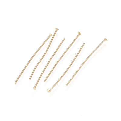 304 Stainless Steel Flat Head Pins X-STAS-L238-006D-G-1