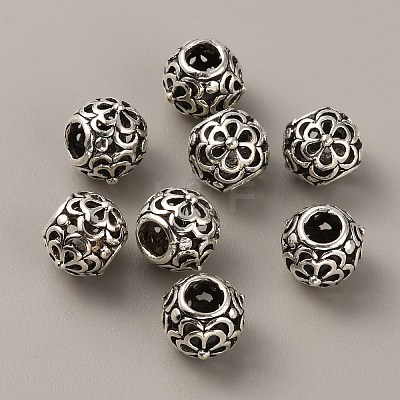 Tibetan Style Alloy European Beads FIND-TAC0002-065B-03-1