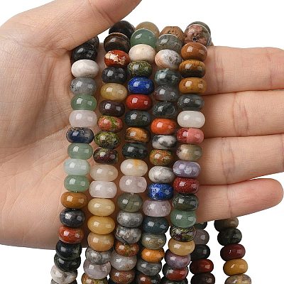 Natural Mixed Gemstone Beads Strands G-A280-A01-03-1