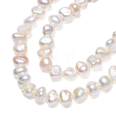 Natural Cultured Freshwater Pearl Beads Strands PEAR-N014-03A-1