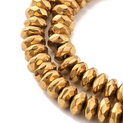 Electroplate Non-magnetic Synthetic Hematite Beads Strands G-J160-D-02-1
