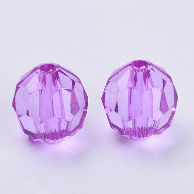 Transparent Acrylic Beads LS-X-TACR-Q257-6mm-V48-1