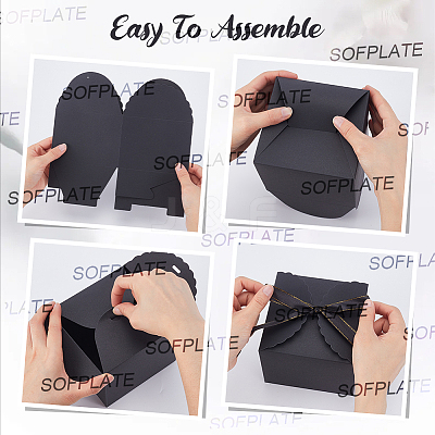 10Pcs Square Paper Storage Boxes CON-SP0001-31A-1