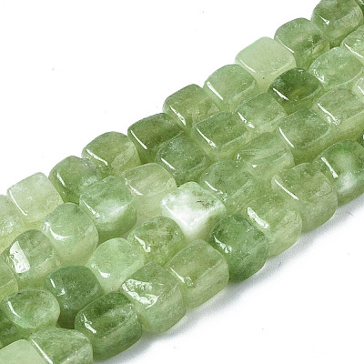 Dyed Natural White Jade Beads Strands G-S364-083A-07-1
