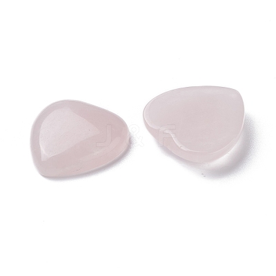 Natural Rose Quartz Cabochons G-P021-14-1