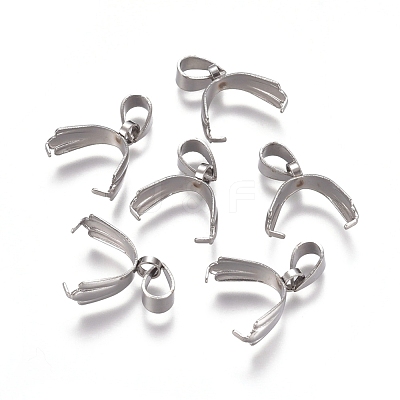 Tarnish Resistant 304 Stainless Steel Ice Pick Pinch Bails STAS-M274-013P-1