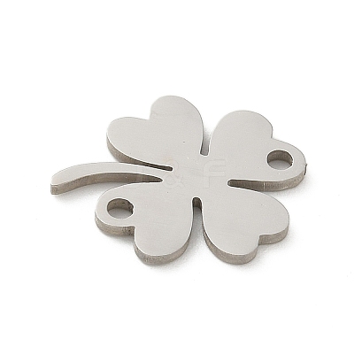 201 Stainless Steel Laser Cut Connector Charms STAS-R133-02P-08-1