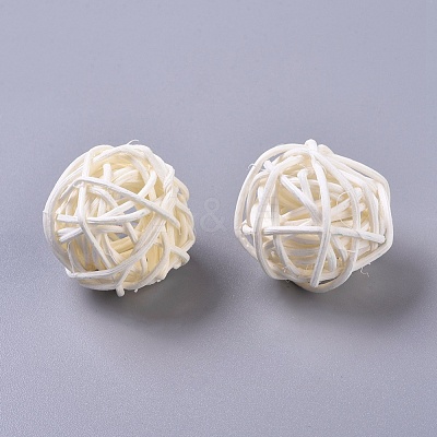 Wicker Rattan Balls AJEW-CJC0001-03-1