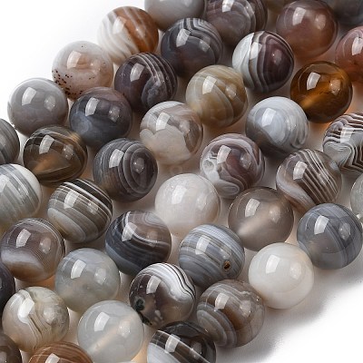 Natural Botswana Agate Beads Strands G-H334-A01-03-1