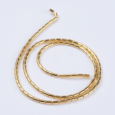 Electroplate Non-magnetic Synthetic Hematite Beads Strands G-F553-03A-G-1