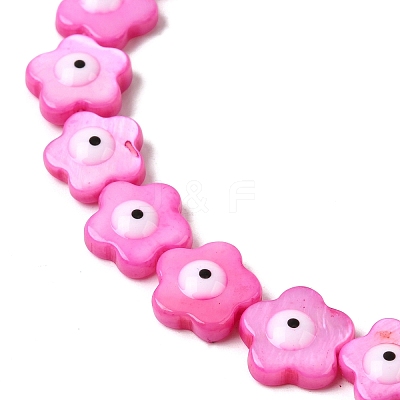 Dyed Natural Freshwater Shell Beads Strands SHEL-A006-03A-1