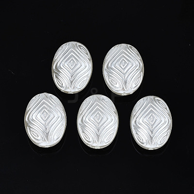 ABS Plastic Imitation Pearl Beads OACR-N008-127-1