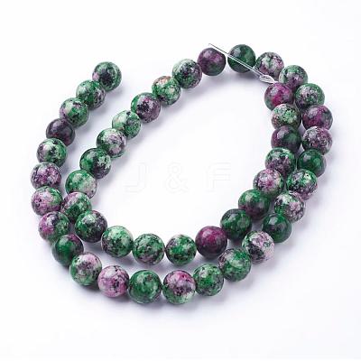 Natural Gemstone Beads Strands G-G086-8mm-1-1