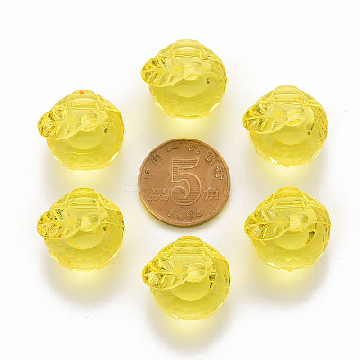 Transparent Acrylic Pendants LS-TACR-T024-05B-916-1