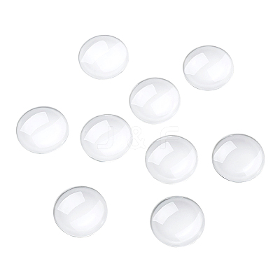 Transparent Glass Cabochons GGLA-CD0001-05-1