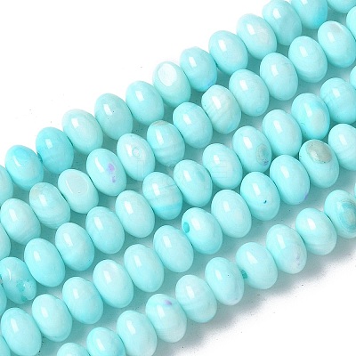Natural Freshwater Shell Beads Strands SSHEL-C013-07B-1