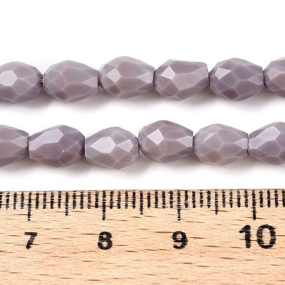 Opaque Solid Color Beads Strands EGLA-N013-P6mm-D09-1