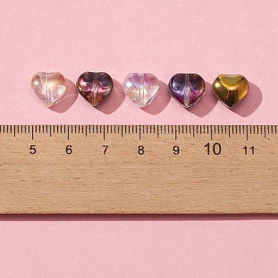 50Pcs 5 Colors Electroplate Glass Beads Strands EGLA-FS0001-30-1