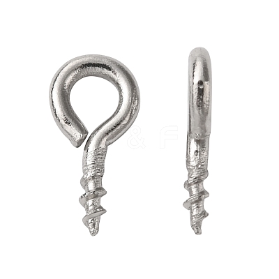 Tarnish Resistant 304 Stainless Steel Screw Eye Pin Peg Bails STAS-K171-52P-8x4mm-1
