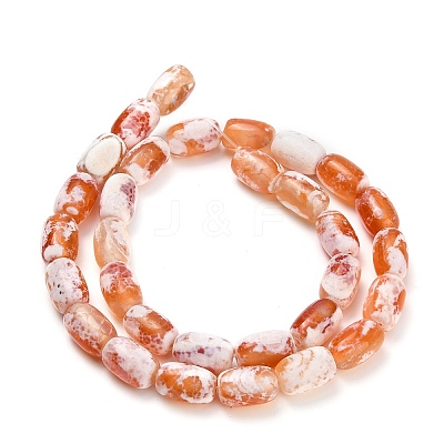 Natural Agate(Dyed & Heated ) Beads Strands G-D341-A01-1