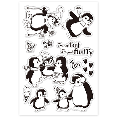 Custom Summer Theme PVC Plastic Clear Stamps DIY-WH0631-0468-1